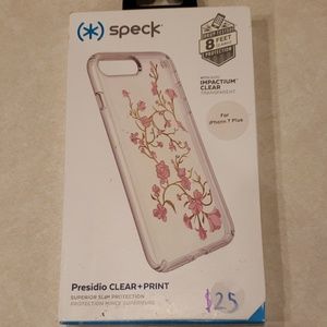 iPhone 7 plus Speck, Presidio Clear + Print